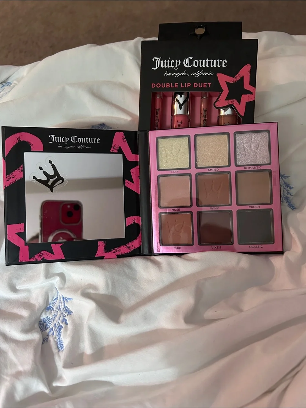 Juicy Couture Pink Eyeshadow & Lip Duo Set